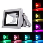 Proiettore LED colorato impermeabile da 10W IP65, 750LM con telecomando, AC 110-265V