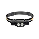 D25 10W 2 x XML-2 IPX6 Luce per archetto impermeabile, Faro a LED da esterno regolabile con ricarica USB 2400 LM