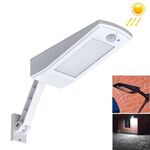 Luce solare a LED con sensore di movimento solare da 6,8 W., 48 LED SMD 2835900 LM Luce a risparmio energetico con regolazione dell'angolo con pannello solare 5V 3,2W (bianco)