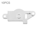 Parte di riparazione staffa supporto pulsante Home originale in metallo da 10 pezzi per iPhone 5S (grigio)