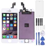 Schermo LCD TFT per iPhone 5S con assemblaggio completo di digitalizzatore (bianco)