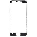 Cornice della cornice dello schermo LCD anteriore per iPhone 6 (nera)