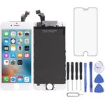 Schermo LCD originale per iPhone 6 con digitalizzatore Full Assembly (bianco)