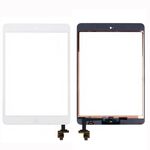 Touch Screen Digitizer Glass + IC Chip + Control Flex Assembly per iPad mini e iPad mini 2 (bianco)