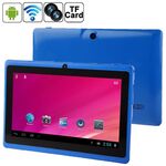 Tablet PC Q88, 7,0 pollici, 1 GB + 8 GB, Android 4.0, rotazione menu a 360 gradi, Allwinner A33 Quad Core fino a 1,5 GHz, WiFi, Bluetooth (blu)