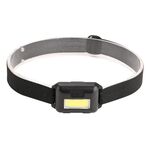 2 PCS Mini COB LED Torcia da campeggio regolabile per torcia con 3 modalità (nero)