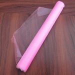 3 pezzi rotolo di tulle tessuto di cristallo organza rotolo di tulle decorazione bobina per matrimonio festa di compleanno, dimensioni: 4,5 mx 48 cm (rosa chiaro)