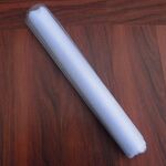3 pezzi rotolo di tulle tessuto di cristallo organza rotolo di tulle decorazione bobina per matrimonio festa di compleanno, dimensioni: 4,5 mx 48 cm (bianco)