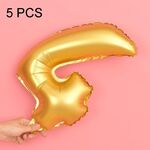 5 PCS 16 pollici Number Foil Balloons Busy Birthday Party Balloons da sposa