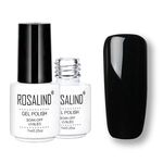 ROSALIND Set di smalti semipermanenti UV Primer semipermanente Top Coat Poly Gel Smalto per unghie Gel per manicure, capacità: 7 ml