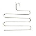 Appendiabiti multifunzionale a 5 strati a forma di S Appendiabiti per pantaloni