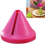 Affettatrice a spirale modello imbuto da cucina Tagliaverdure per carote (rosso)