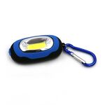 Mini portachiavi portatile Torcia tascabile COB Torcia a LED con 3 modalità (blu)