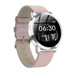 CF18 schermo a colori da 1,22 pollici IPX67 impermeabile Bluetooth Smartwatch, promemoria chiamata di supporto / monitoraggio della frequenza cardiaca / monitoraggio della pressione sanguigna / monitoraggio del sonno (rosa)