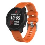 Smart Watch Silicone Watch Band per Garmin Forerunner 245 (Orange)