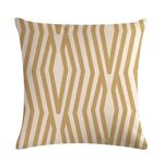 Fodera per cuscino multicolore in cotone e lino senape Fodera per cuscino geometrico giallo Dimensioni decorative: 45 cm x 45 cm