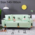 Divano Coperture All-inclusive antiscivolo Elastico Elastico Elastico Completo Cover Cover Cover e cuscinetto, Specifica: Due sedile + 2 pezzi cuscinetto (il cactus)