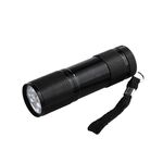 5 PCS 9 LED 395NM Mini UV Torcia Fluorescente Penna di rilevamento della luce di sicurezza
