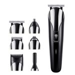 Set di clipper per capelli elettrici multifunzione Shinon 6 in 1 (USB (nero))