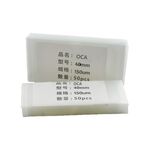 Pezzi di ricambio per iPhone, 50 PCS OCA adesivo otticamente chiaro per la serie di orologio Apple 4/5/6 40mm