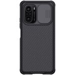 Per Xiaomi Redmi K40 / K40 PRO / K40 Pro + Nillkin Black Mirror Pro Series Camshield Copertura intera Provabile resistente alla polvere Caso per PC antigraffio (nero)