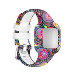 Per Garmin Vivofit Jr3 Silicone Printing Watch Band (Peacock)