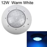 Lampada da parete per piscina in plastica ABS da 12 W con luce subacquea (bianco caldo)