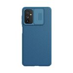 Per Samsung Galaxy M52 5G Nillkin Black Mirror Series Camshield PC Cassa del telefono PC (blu)