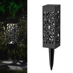 Lampada da giardino a energia solare da esterno a svuotamento (luce bianca)
