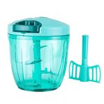 Tritacarne manuale da 900 ml Robot da cucina multifunzione Carne Frutta Salsa Pepe Cipolla Dado Tritatutto a mano (verde)