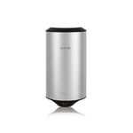 Asciugamani SensorJet automatico in acciaio inossidabile 304 Flusso d'aria ad alta velocità per l'asciugamani dell'aeroporto di Home Hotel (argento spazzolato)
