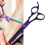 Forbici da parrucchiere professionali per taglio di capelli Forbici per sfoltire Barber (Purple Thinning （SXLC-601T))