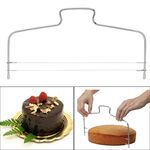 Taglierina per torta a filo regolabile in acciaio inossidabile Livellatore per affettatrice Strumenti per la cottura della torta fai da te