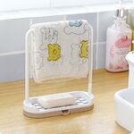 Portasciugamani da cucina sospeso per bagno, portasciugamani da appendere, portasciugamani (beige)