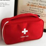 Borsa per kit di pronto soccorso da viaggio Scatola di salvataggio di emergenza domestica (rossa)