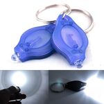2 PCS Mini Pocket Portachiavi Torcia Micro LED Squeeze Light Campeggio esterno Ultra luminoso Portachiavi di emergenza Luce Torcia Lampada (blu)