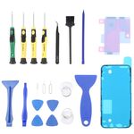 JIAFA JF-8182 21 in 1 Adesivo a batteria + Adesivo impermeabile in cornice LCD + Strumento di riparazione Set per iPhone 13 Pro