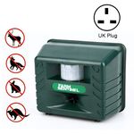 SK131 Repeller di ratto elettronico ad ultrasuoni ad alta potenza Allarme analogico Suono intelligente per parassiti, spina UK