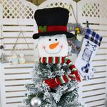 CX20205 Decorazione con pendente per albero di Natale con motivo pupazzo di neve, misura: S