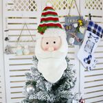 CX20205 Decorazione con ciondolo per albero di Natale con motivo Babbo Natale, misura: S