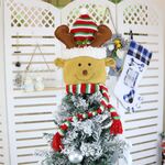 CX20207 Decorazione pendente per albero di Natale con motivo alce, dimensioni: L