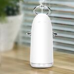 Umidificatore atomizzatore TSHM0 Mini Angel con luci notturne colorate, capacità del serbatoio dell'acqua: 230 ml (argento)