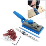 Set localizzatore di fori per la lavorazione del legno obliquo in plastica con marcatura in scala