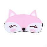 Cute Fox 3D Sleep Mask Rest Travel Sleeping Cover Sleep Ice Mask (rosa)