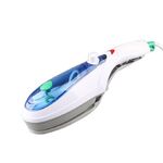 Spazzola portatile per indumenti a vapore per indumenti portatile Ferro da stiro a vapore, presa UK 220 V (blu)