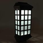Lampada da parete solare per esterni estesa IP65 Impermeabile Cortile Giardino Villa Recinzione a muro Luce per scale (Luce bianca)