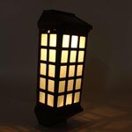 Lampada da parete solare per esterni estesa IP65 Impermeabile Cortile Giardino Villa Recinzione a muro Luce per scale (Bianco caldo)
