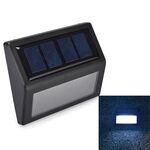 6 LED Solar Power IP55 Impermeabile Luci da parete con sensore di luce (luce bianca)