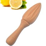 Spremiagrumi in legno Spremiagrumi Estrattore di succo di frutta Alesatore Cono di limone Strumento da cucina multifunzionale