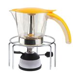 Mini bruciatore a gas con testa a fiamma in ceramica Riscaldatore del caffè Caffettiera Stufa a sifone Pentola